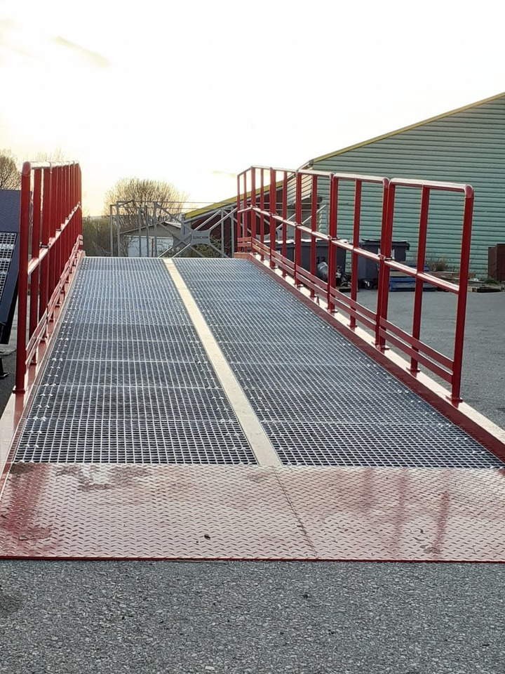 Rampa de carga nuevo AZ RAMP-EASY XL-10-RL . Mobil Loading Ramp  WIDE With Level Off, 10 t Capacity: foto 5