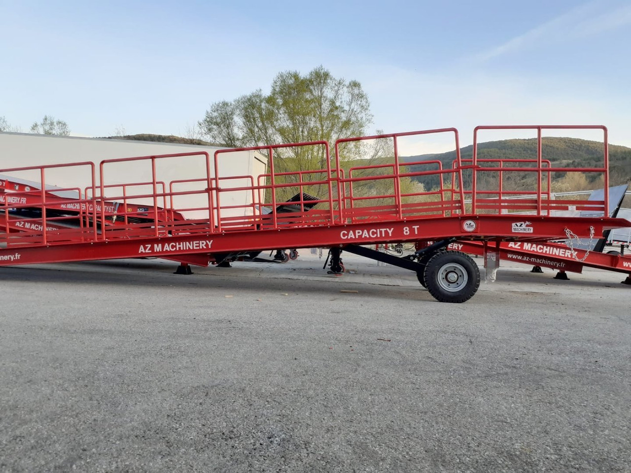 Rampa de carga nuevo AZ RAMP-EASY XL-12-RL . Mobil Loading Ramp  WIDE With Level Off, 12 t Capacity: foto 7