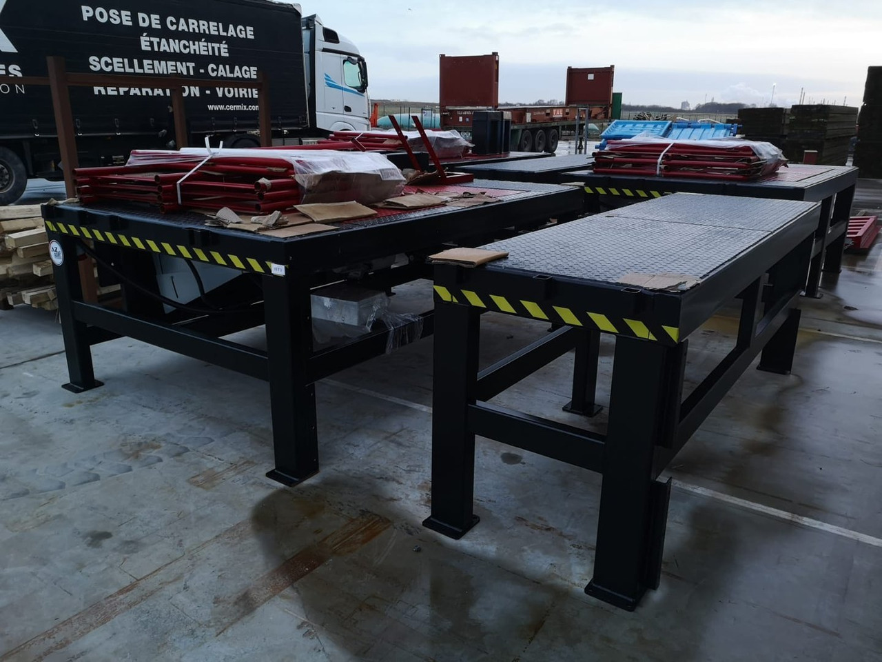 Rampa de carga nuevo Loading Table AZ RAMP-DISPATCH 3-3 ZR 6T-90 °. 6 Ton Capacity: foto 7
