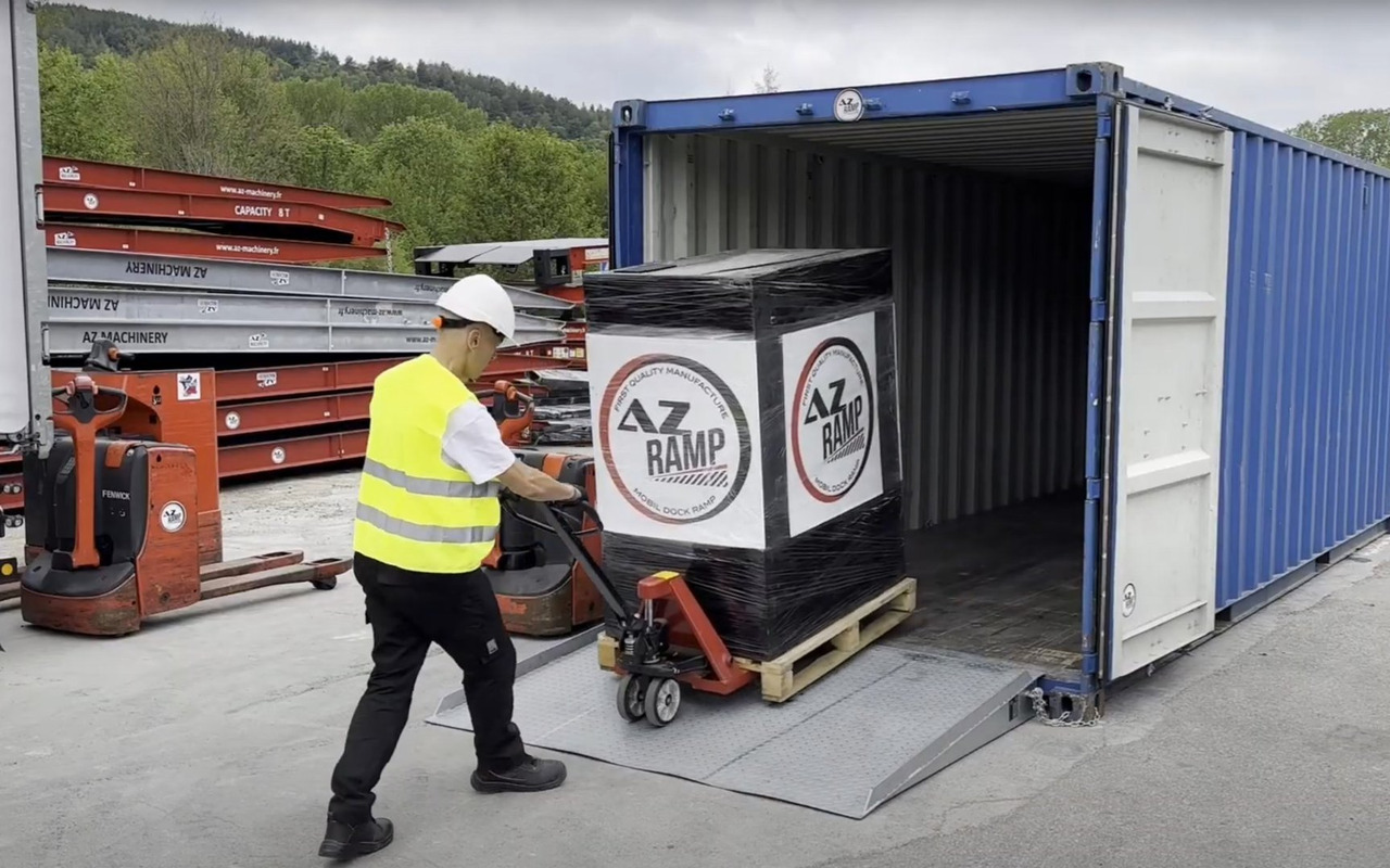 Rampa de carga nuevo container Ramp. AZ RAMP - HCNN-08 INOX. 8 000 Kg: foto 9