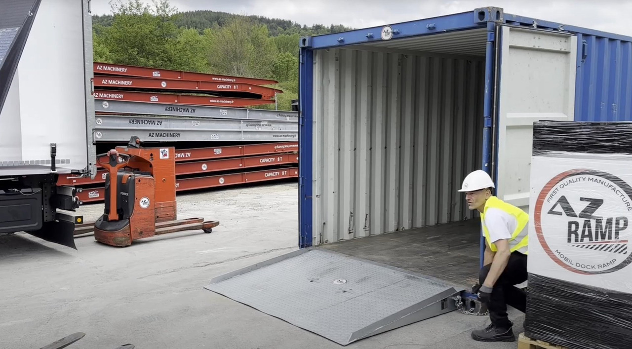 Rampa de carga nuevo container Ramp. AZ RAMP - HCNN-08 INOX. 8 000 Kg: foto 6
