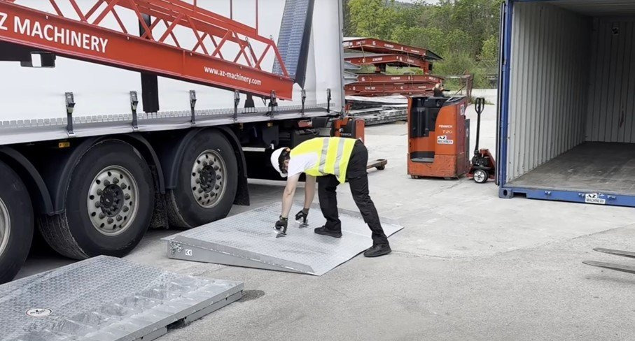 Rampa de carga nuevo container Ramp. AZ RAMP - HCNN-08 INOX. 8 000 Kg: foto 5