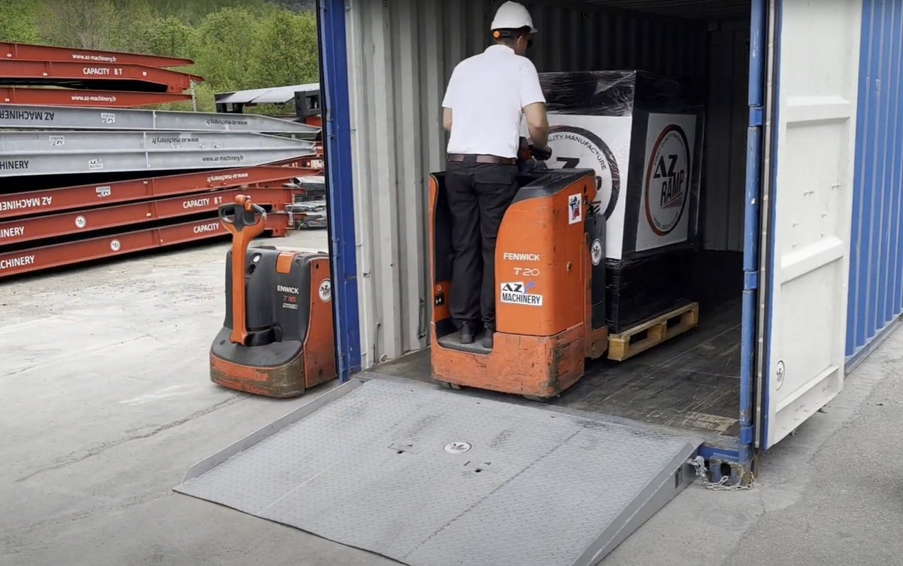 Rampa de carga nuevo container Ramp. AZ RAMP - HCNN-08 INOX. 8 000 Kg: foto 11