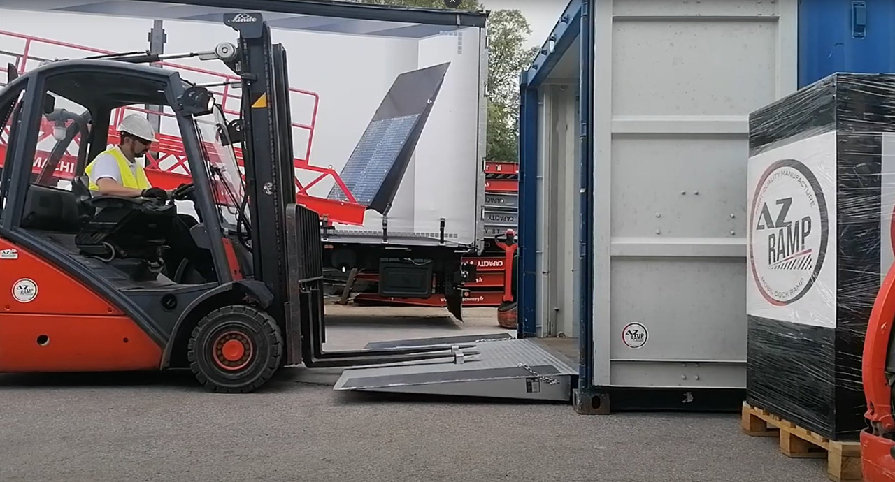 Rampa de carga nuevo container Ramp. AZ RAMP - HCNN-08 INOX. 8 000 Kg: foto 8