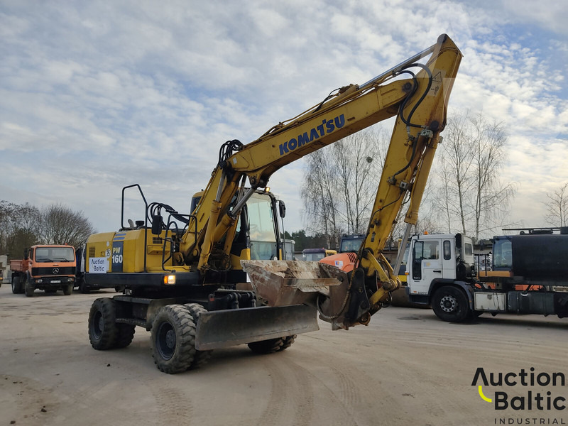 Komatsu PW160-7 - Excavadora de ruedas: foto 2 Komatsu PW160-7 - Excavadora de ruedas: foto 2