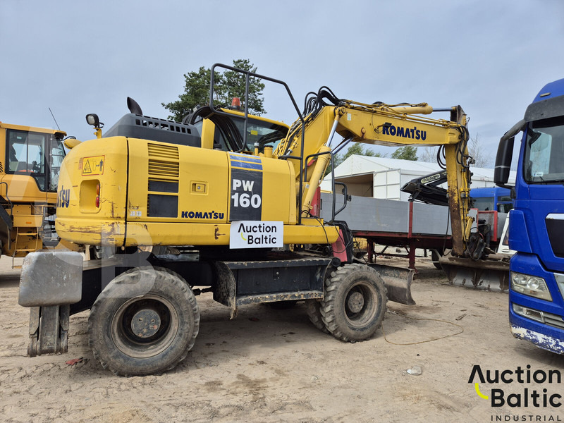 Komatsu PW160 - Excavadora de ruedas: foto 1 Komatsu PW160 - Excavadora de ruedas: foto 1