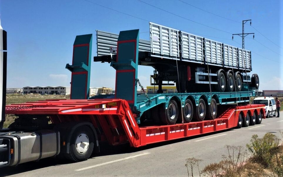 AME 100 Ton, Front Loading 4 Axle Lowbed Semi Trailer - Semirremolque góndola rebajadas: foto 5 AME 100 Ton, Front Loading 4 Axle Lowbed Semi Trailer - Semirremolque góndola rebajadas: foto 5