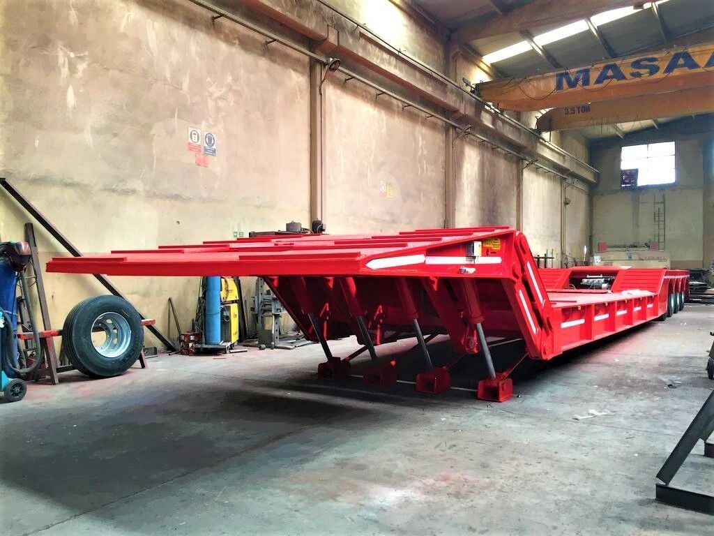 AME 100 Ton, Front Loading 4 Axle Lowbed Semi Trailer - Semirremolque góndola rebajadas: foto 3 AME 100 Ton, Front Loading 4 Axle Lowbed Semi Trailer - Semirremolque góndola rebajadas: foto 3
