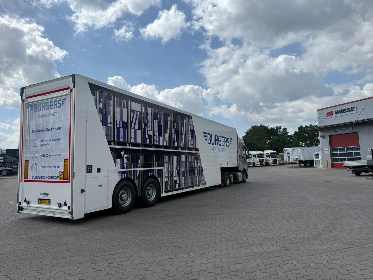 Burgers Doppelstock Trailer 60% mehr Ladefläche - Semirremolque góndola rebajadas: foto 4 Burgers Doppelstock Trailer 60% mehr Ladefläche - Semirremolque góndola rebajadas: foto 4