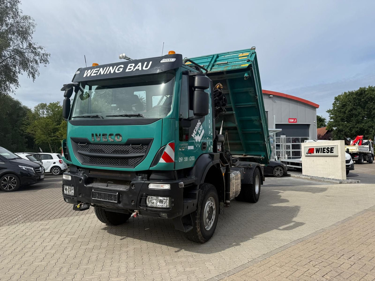 Iveco AD190 T/W Trakker 410 4x4 Allrad Kran KipperHIAB - Camión volquete, Camión grúa: foto 5 Iveco AD190 T/W Trakker 410 4x4 Allrad Kran KipperHIAB - Camión volquete, Camión grúa: foto 5