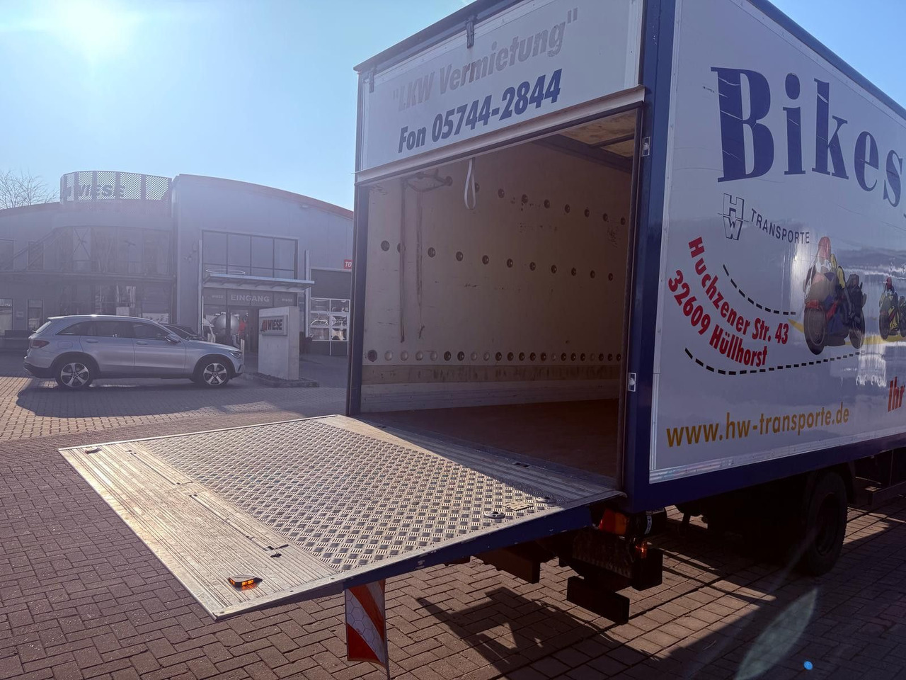 Furgoneta caja cerrada nuevo Iveco EEV 80E22 EuroCargo Koffer mit Ladebordwand 1T: foto 8