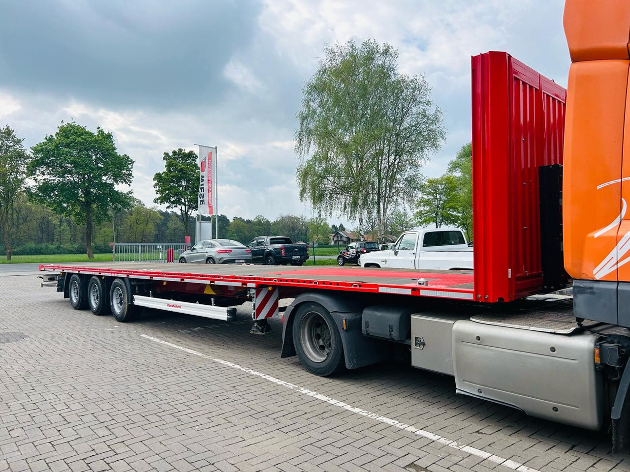 Kässbohrer K.SFS M Mega Plattform Auflieger Sofort Verfügba - Semirremolque plataforma/ Caja abierta: foto 2 Kässbohrer K.SFS M Mega Plattform Auflieger Sofort Verfügba - Semirremolque plataforma/ Caja abierta: foto 2