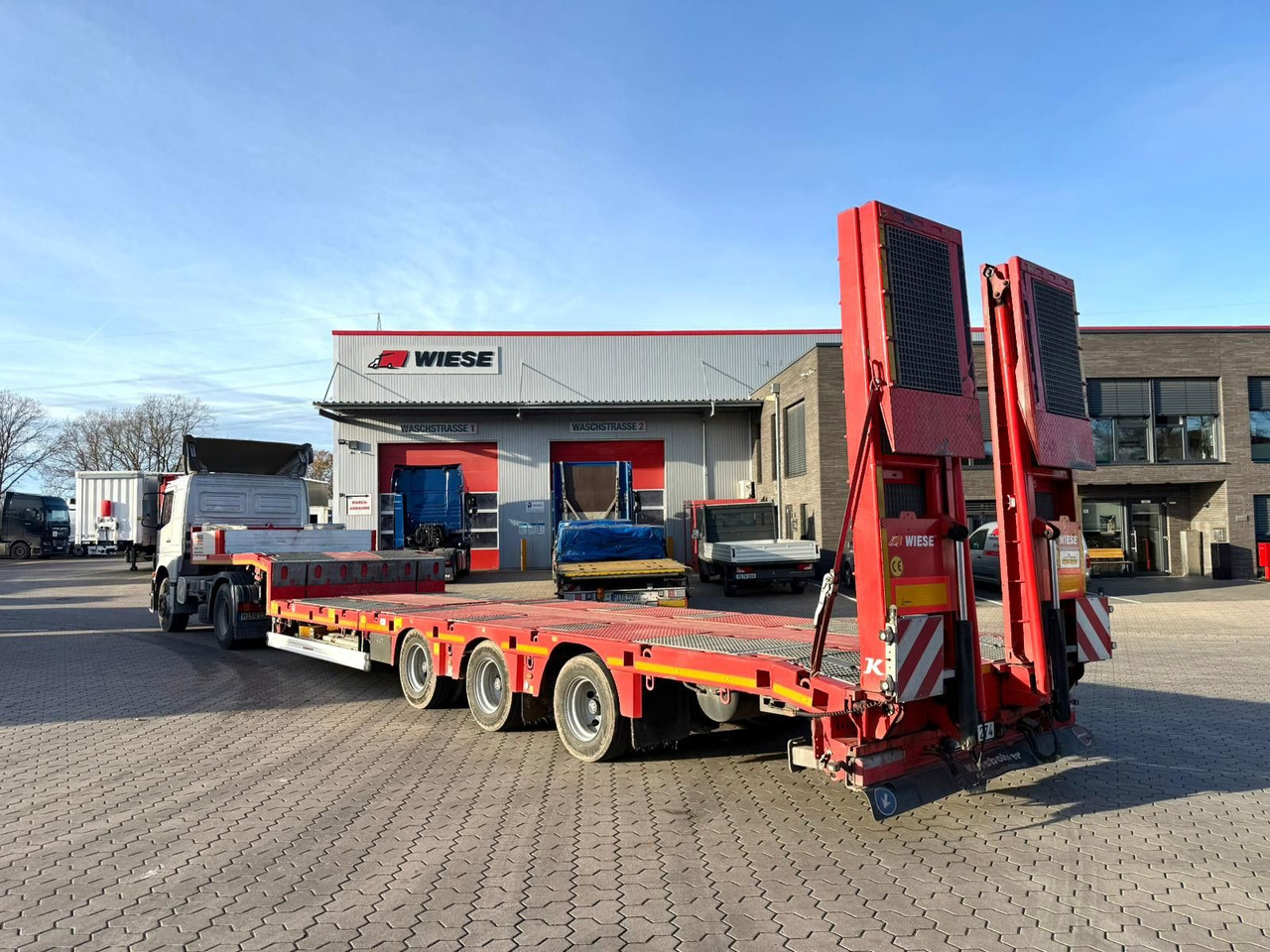 Kässbohrer K.SLA.HS Tieflader teleskopierbar hydr. Hochbett - Semirremolque góndola rebajadas: foto 1 Kässbohrer K.SLA.HS Tieflader teleskopierbar hydr. Hochbett - Semirremolque góndola rebajadas: foto 1