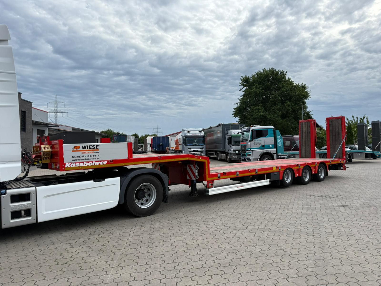 Kässbohrer K.SLS ECO Tieflader mit hydraulischen Rampen - Semirremolque góndola rebajadas: foto 4 Kässbohrer K.SLS ECO Tieflader mit hydraulischen Rampen - Semirremolque góndola rebajadas: foto 4