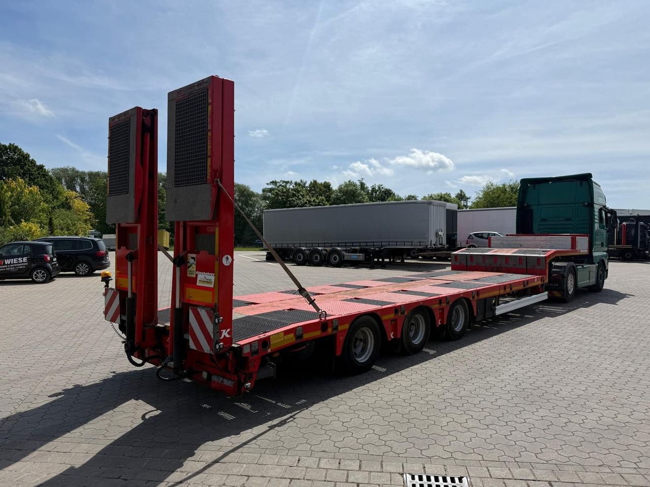 Kässbohrer SLS.HS Tieflader mit hydr. Schwanenhals - Semirremolque góndola rebajadas: foto 3 Kässbohrer SLS.HS Tieflader mit hydr. Schwanenhals - Semirremolque góndola rebajadas: foto 3