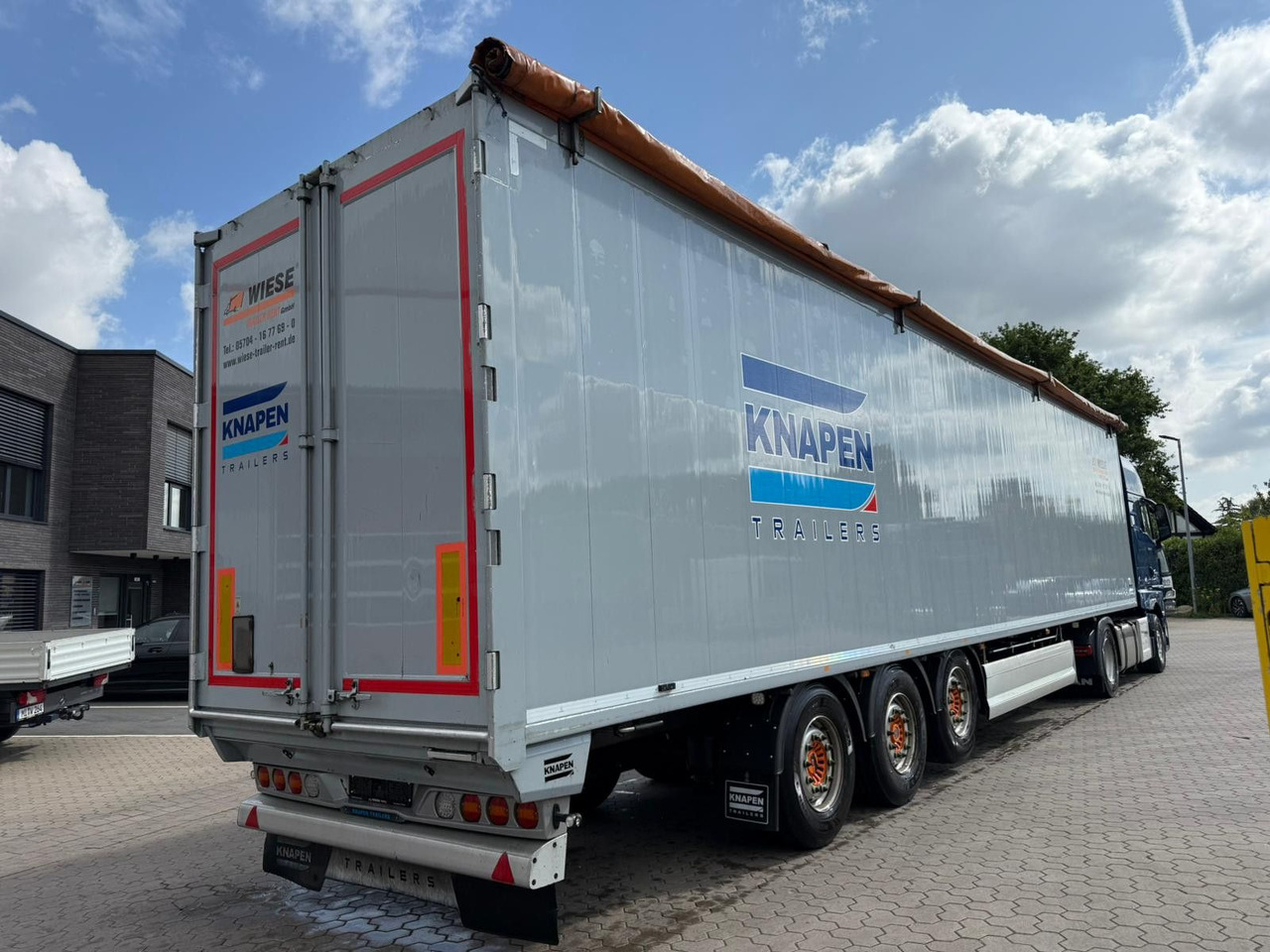 Knapen K100 Schubboden 92m³ 10mm Boden sehr sauber - Semirremolque piso movil: foto 4 Knapen K100 Schubboden 92m³ 10mm Boden sehr sauber - Semirremolque piso movil: foto 4