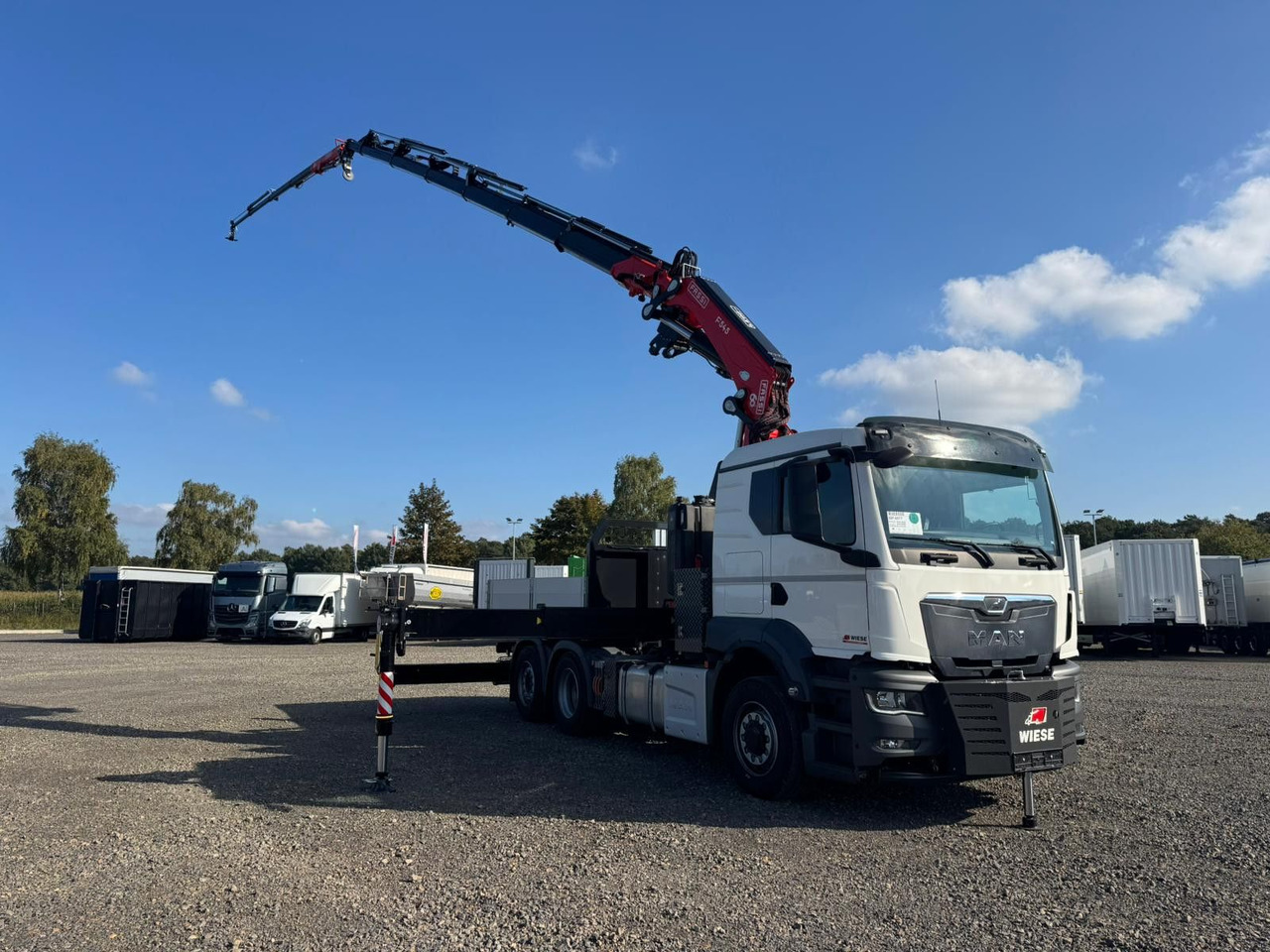 MAN 26.470 6x4-4 Hydrodrive Fassi Kran F545 Jib - Camión caja abierta, Camión grúa: foto 4 MAN 26.470 6x4-4 Hydrodrive Fassi Kran F545 Jib - Camión caja abierta, Camión grúa: foto 4
