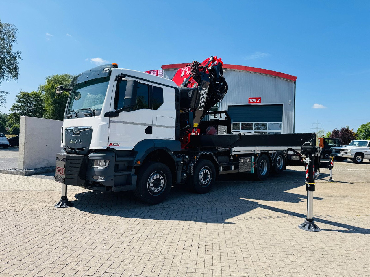 MAN TGS 32.510 mit F710 Frontkran sofort - Camión caja abierta, Camión grúa: foto 2 MAN TGS 32.510 mit F710 Frontkran sofort - Camión caja abierta, Camión grúa: foto 2