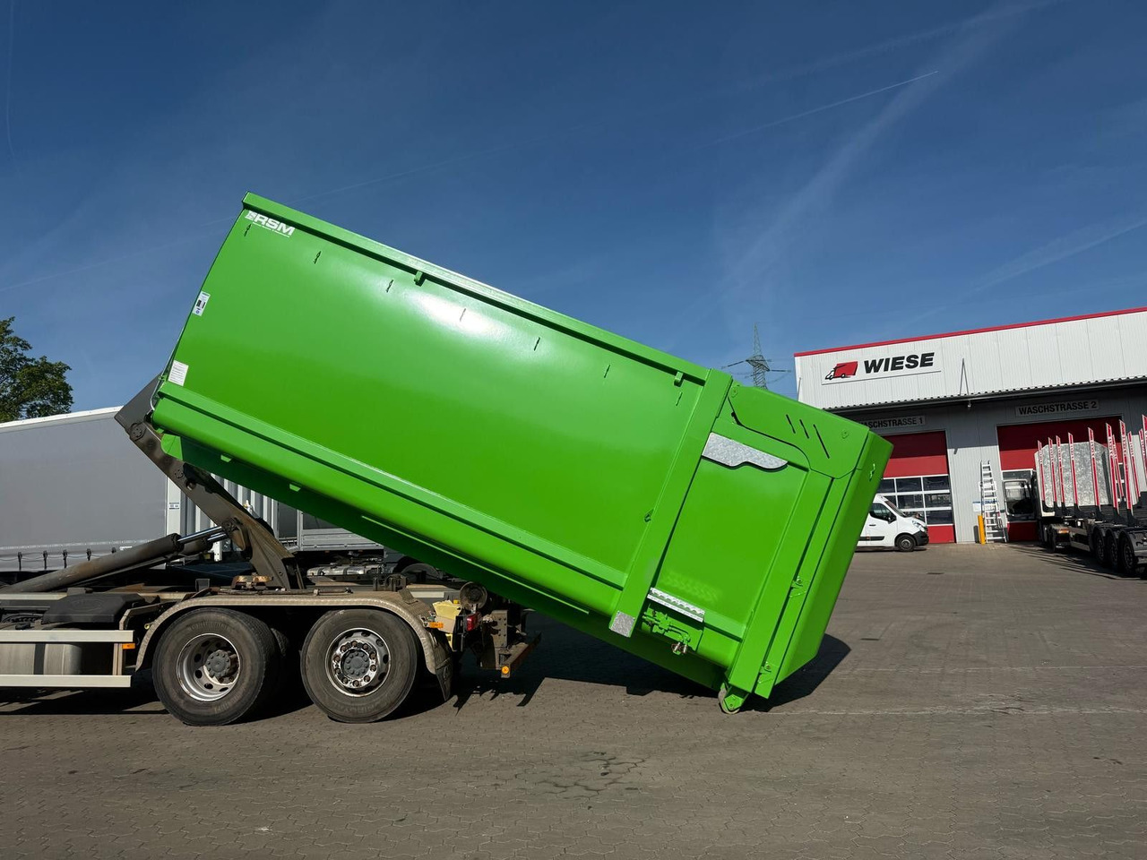 RSM Abrollcontainer 38m³ mit hydr. Heckklappe - Remolque portacontenedore/ Intercambiable: foto 1 RSM Abrollcontainer 38m³ mit hydr. Heckklappe - Remolque portacontenedore/ Intercambiable: foto 1