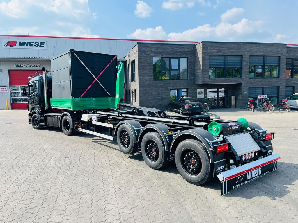 Wiese Hakenliftauflieger Abrollkipper Hooklift - Semirremolque portacontenedore/ Intercambiable: foto 1 Wiese Hakenliftauflieger Abrollkipper Hooklift - Semirremolque portacontenedore/ Intercambiable: foto 1