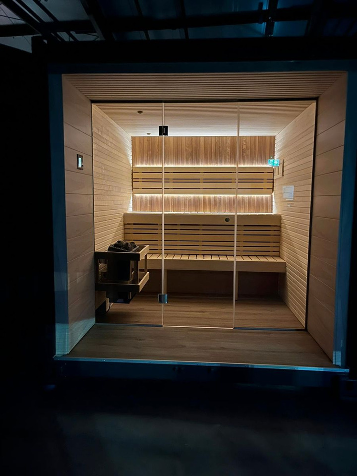 Semirremolque portacontenedore/ Intercambiable Wiese Sauna Container - Sofort Lieferbar: foto 16