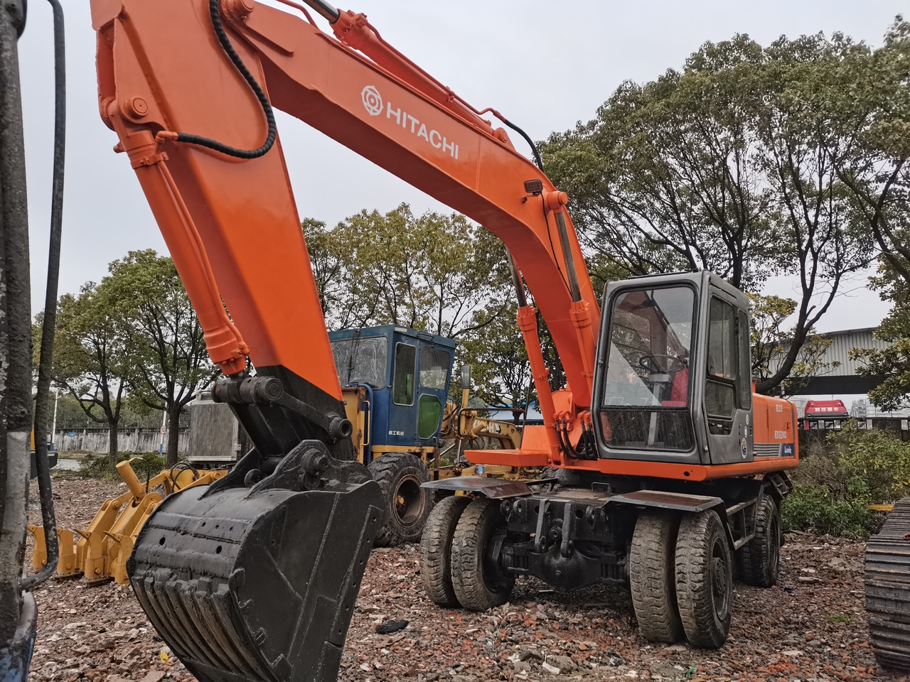 HITACHI EX160WD - Excavadora de ruedas: foto 5 HITACHI EX160WD - Excavadora de ruedas: foto 5