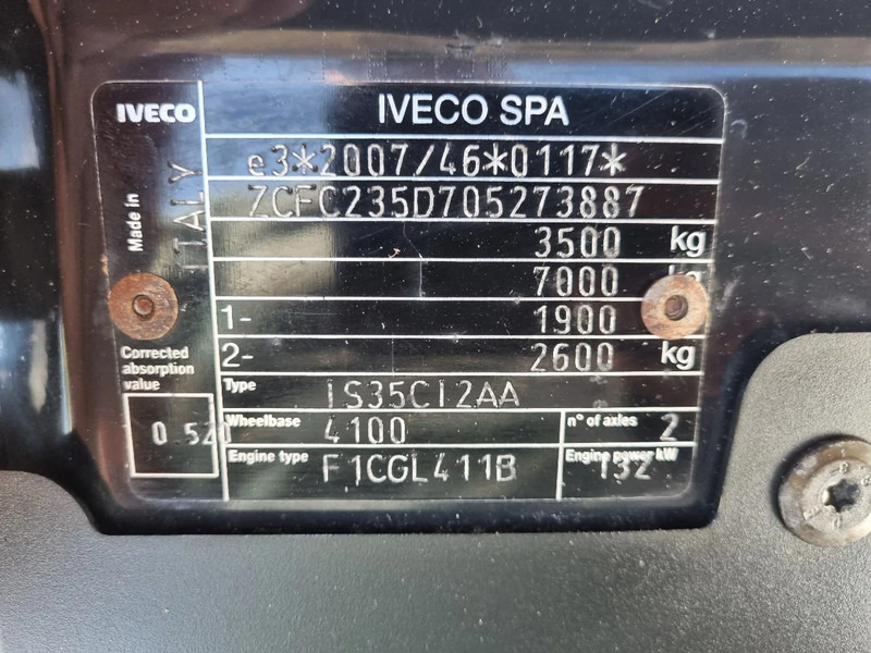 Furgoneta caja abierta, Furgoneta combi Iveco Daily 35C18 3.0D DC 6 zits Open laadbak 4.10m EURO 6: foto 9