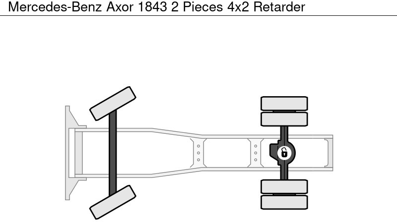 Cabeza tractora Mercedes-Benz Axor 1843 2 Pieces 4x2 Retarder: foto 14 Cabeza tractora Mercedes-Benz Axor 1843 2 Pieces 4x2 Retarder: foto 14