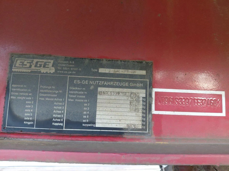 Semirremolque plataforma/ Caja abierta ES-GE 3-SAL-39-NA: foto 7