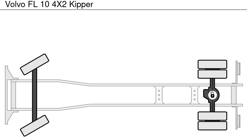 Camión volquete Volvo FL 10 4X2 Kipper: foto 11