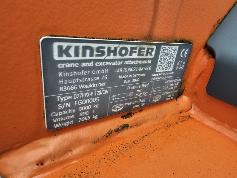 Pinza de manipulación para Maquinaria agrícola kinshofer demarec sorteergrijper d27hpx cw 40: foto 6