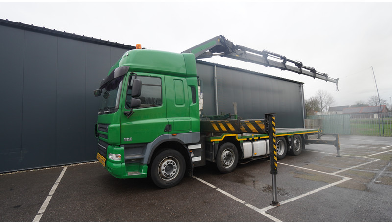 DAF CF 85.410 8X2 OPEN BOX WITH PALFINGER 42502 CRANE - Camión grúa: foto 2 DAF CF 85.410 8X2 OPEN BOX WITH PALFINGER 42502 CRANE - Camión grúa: foto 2