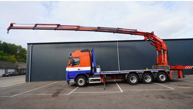 Volvo FM 450 8X4 FLATBED WITH GORMACH 3400E6 CRANE - Camión grúa: foto 1 Volvo FM 450 8X4 FLATBED WITH GORMACH 3400E6 CRANE - Camión grúa: foto 1