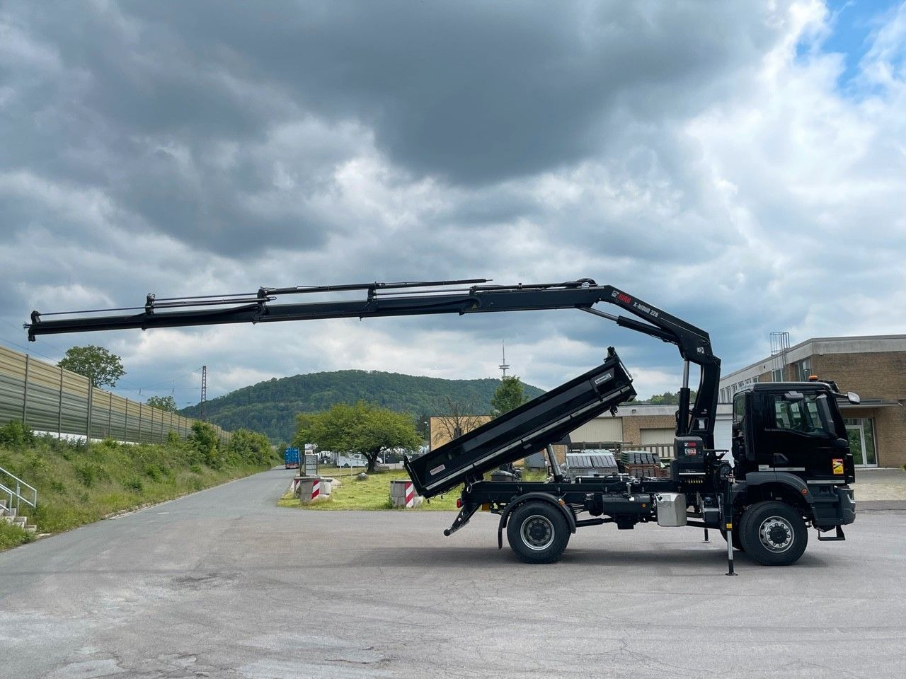 Camión volquete, Camión grúa MAN TGM 18.320 4x4 Euro6e Hiab X Hiduo 228-4: foto 12