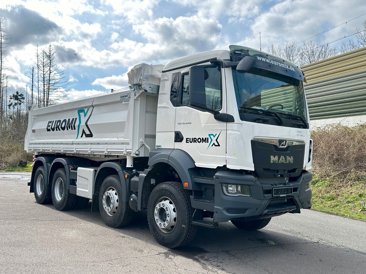 Camión volquete MAN TGS 41.440 8x4 WECHSELSYSTEM KIPPER+MISCHER: foto 14