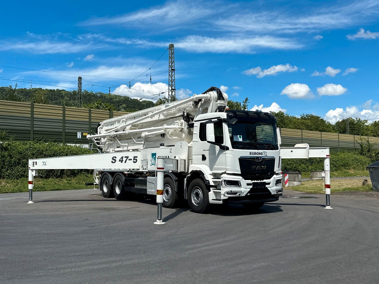 Bomba de hormigón MAN TGS 41.520 8x4 SWAN TSP 47-5 160RZ    ( 47m ): foto 16