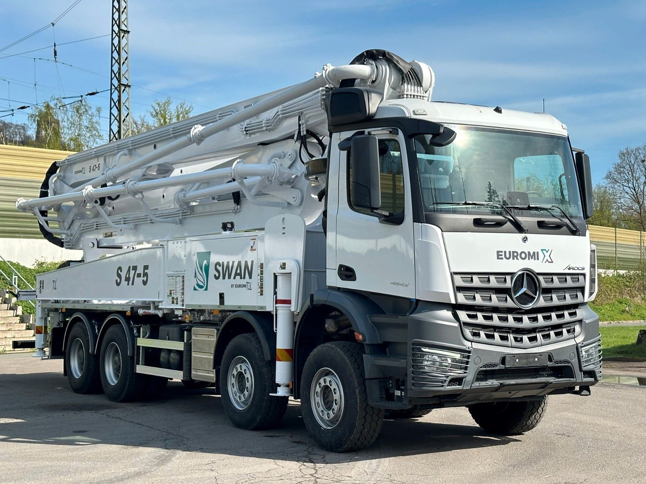 Camión hormigonera Mercedes-Benz Arocs 5 4542 8x4 SWAN TSP 47-5 160RZ ( 47m ): foto 8