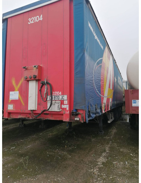 Curtain semi-trailer with used aboveground 2700 &4850L tanks Gas, Gaz, LPG, GPL, Propane, Butane tank ID 8.370 - Semirremolque cisterna: foto 2 Curtain semi-trailer with used aboveground 2700 &4850L tanks Gas, Gaz, LPG, GPL, Propane, Butane tank ID 8.370 - Semirremolque cisterna: foto 2