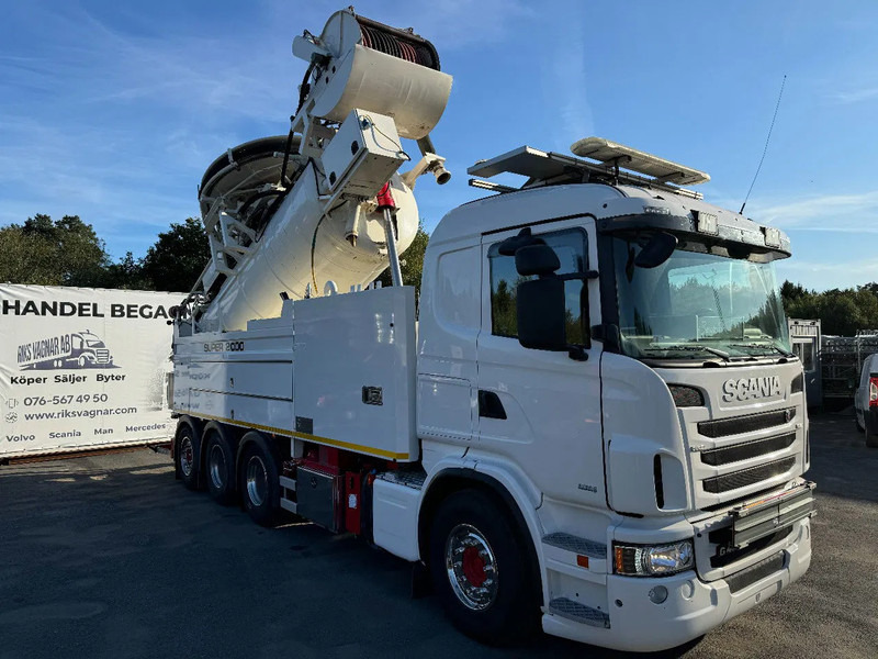 Scania R480 Combi Wiedemann Super 2000 (10+6m3) + Recycler, Euro 6, 2013 - Limpieza de alcantarillado: foto 1 Scania R480 Combi Wiedemann Super 2000 (10+6m3) + Recycler, Euro 6, 2013 - Limpieza de alcantarillado: foto 1