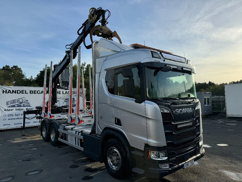 Scania R730 V8 6X4, Retarder,Timber-truck + Kesla 4x2-manual, 2020 - Camión forestal, Camión grúa: foto 1 Scania R730 V8 6X4, Retarder,Timber-truck + Kesla 4x2-manual, 2020 - Camión forestal, Camión grúa: foto 1