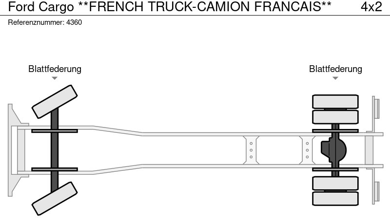 Camión volquete Ford Cargo **FRENCH TRUCK-CAMION FRANCAIS**: foto 18