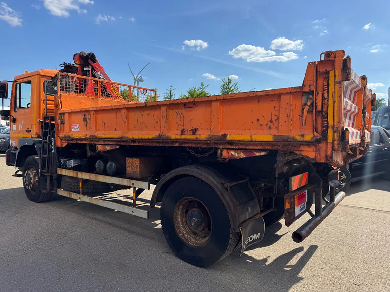 Camión volquete, Camión grúa MAN ME18.250 **4x4-TIPPER+PALFINGER PK8500-BELGIAN TRUCK**: foto 10