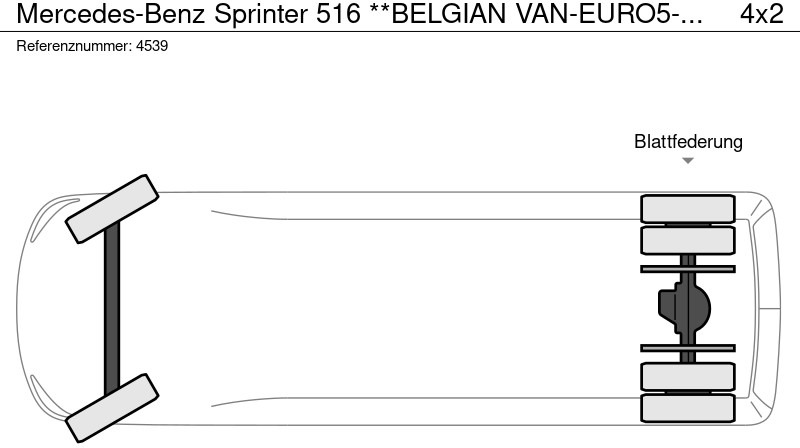 Furgón Mercedes-Benz Sprinter 516 **BELGIAN VAN-EURO5-AUTOMAAT**: foto 20
