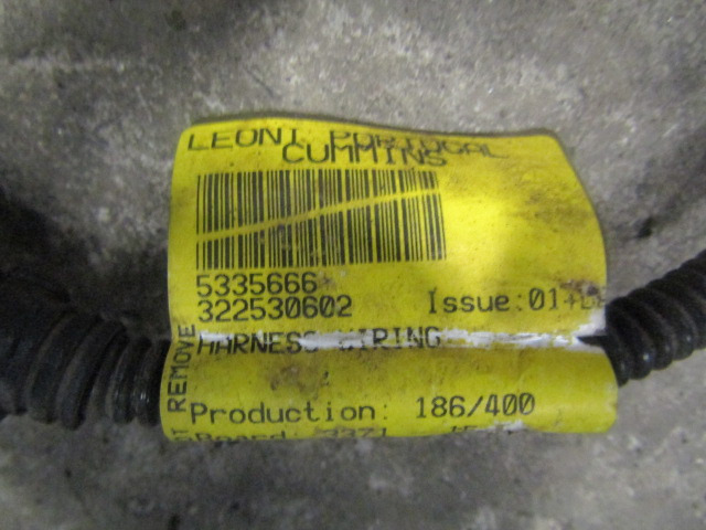 DAF LF 220 EURO 6 ENGINE/ECU HARNESS P/NO 5335666/322530602 - Motor y piezas para Camión: foto 3 DAF LF 220 EURO 6 ENGINE/ECU HARNESS P/NO 5335666/322530602 - Motor y piezas para Camión: foto 3