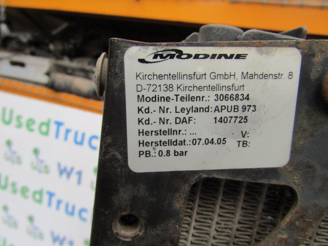DAF LF 55 RADIATOR P/NO 3066834 - Radiador para Camión: foto 2 DAF LF 55 RADIATOR P/NO 3066834 - Radiador para Camión: foto 2