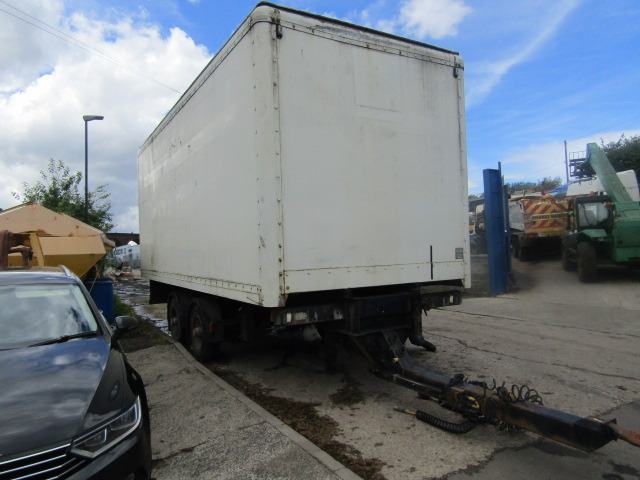DRAWBAR BOX VAN TRAILER TANDEM AXLE (EX DRIVING SCHOOL MOT EXPIRED) - Remolque caja cerrada: foto 2 DRAWBAR BOX VAN TRAILER TANDEM AXLE (EX DRIVING SCHOOL MOT EXPIRED) - Remolque caja cerrada: foto 2