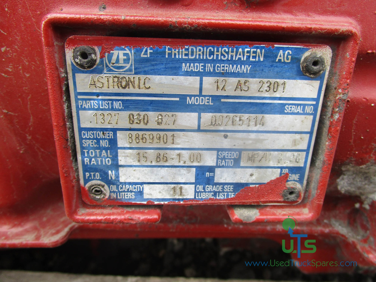IVECO CURSOR / STRALIS ‘ASTRONIC’ 12AS 2301 GEARBOX - Caja de cambios para Camión: foto 2 IVECO CURSOR / STRALIS ‘ASTRONIC’ 12AS 2301 GEARBOX - Caja de cambios para Camión: foto 2