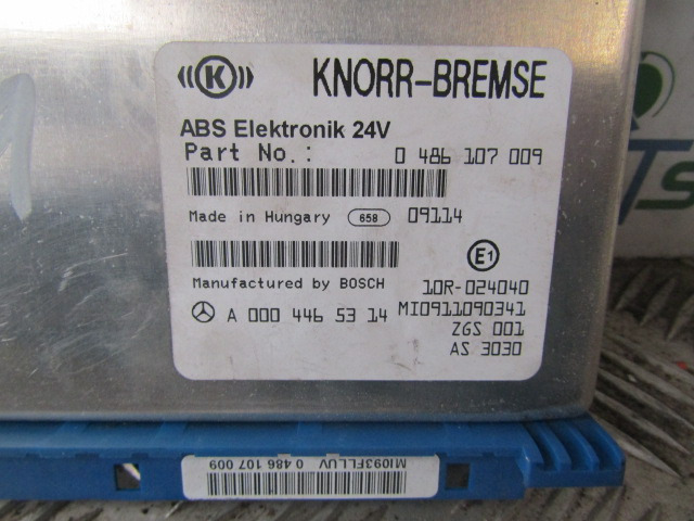 MERCEDES AXOR ABS ECU P/NO A0004465314 - Unidad de control para Camión: foto 2 MERCEDES AXOR ABS ECU P/NO A0004465314 - Unidad de control para Camión: foto 2