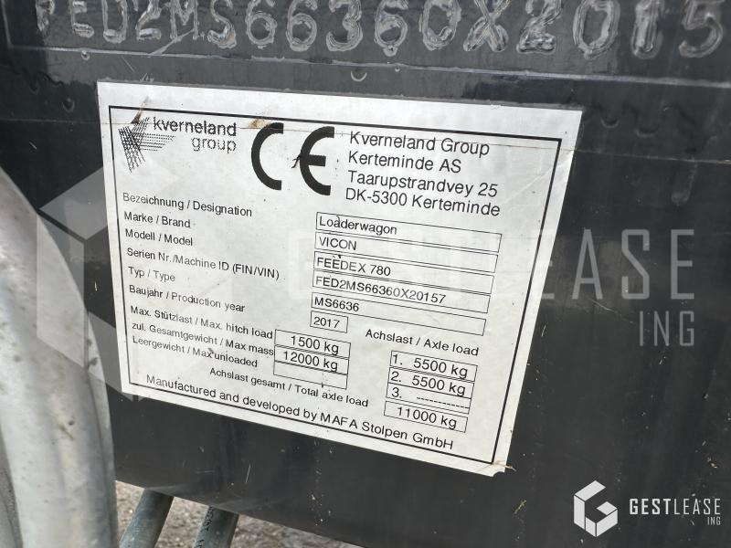 Leasing de Vicon Feedex 780 Vicon Feedex 780: foto 13