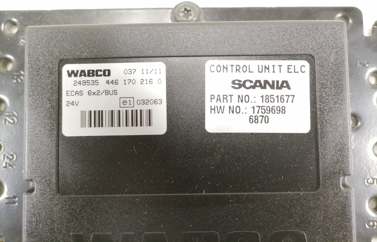 Scania Ecu, ECAS 1851677 - Unidad de control para Camión: foto 3 Scania Ecu, ECAS 1851677 - Unidad de control para Camión: foto 3